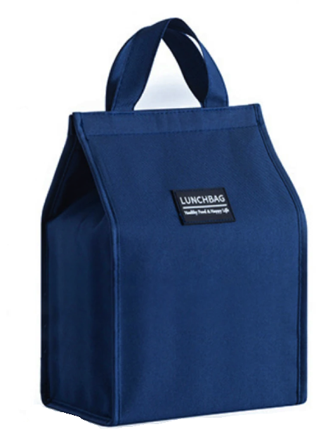 Geanta termoizolanta pentru pranz pliabila 34 x 26 x 16 cm ALBASTRA